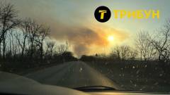 горить ліс пожежа вибух обстріли