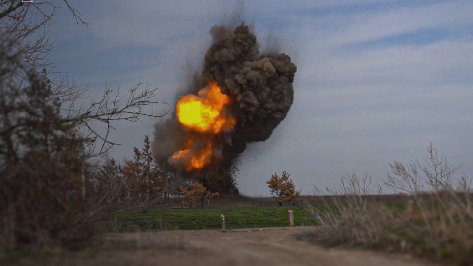 розмінування ДСНС сапер вибух