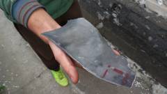 Уламок російської ракети