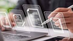 банки документи електроніка