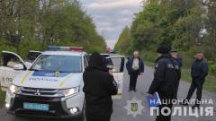 фото з місця вбивства поліцейського у Вінниці