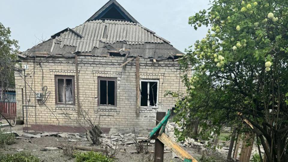 донеччина обстріл приліт будинок
